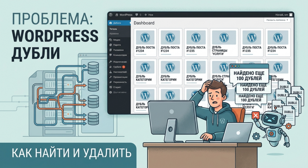 WordPress дубли страниц: как найти и устранить дублирующиеся страницы на сайте